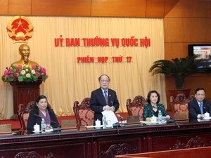 NA Standing Committee discusses revised Law on the Vietnam Fatherland Front - ảnh 1